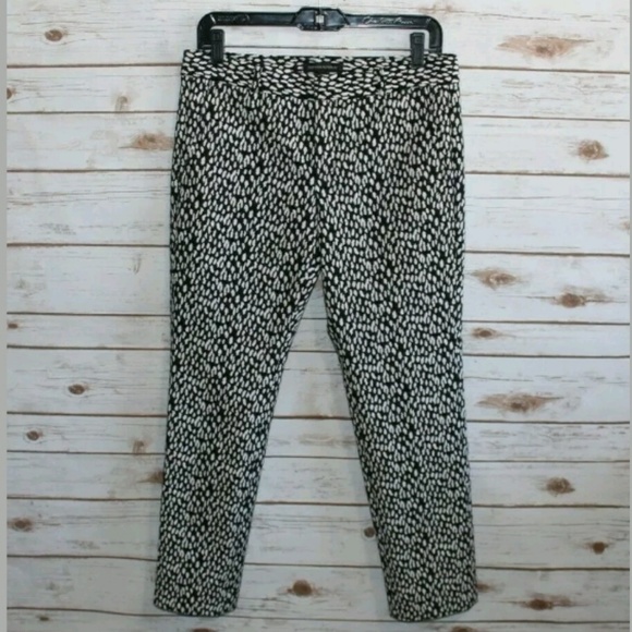 Banana Republic Jacquard Leopard Pants 4P - Picture 3 of 8